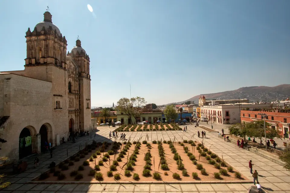 Templo de Santo Domingo de Guzmán en el Centro Histórico de Oaxaca
